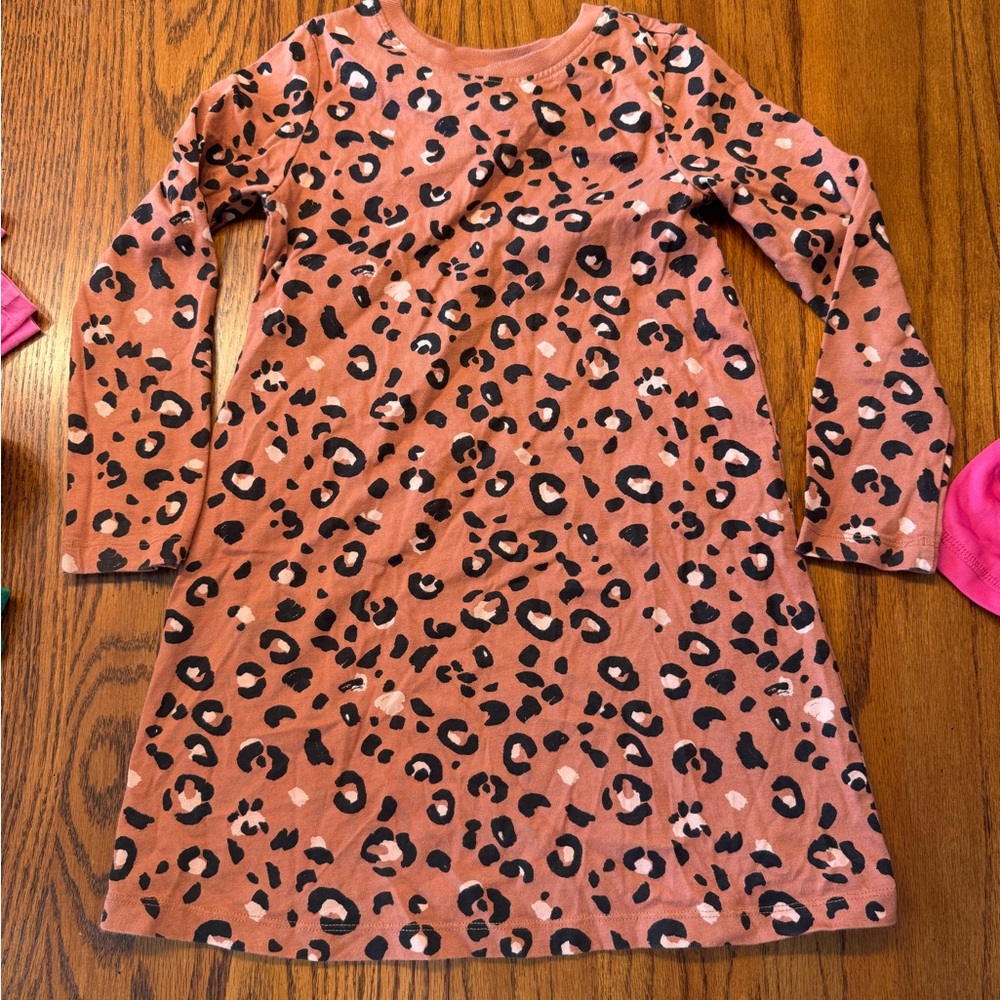 Hanna Andersson Brown Leopard Print Dress